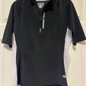 Reel Legends Black and White Zipper Shirt